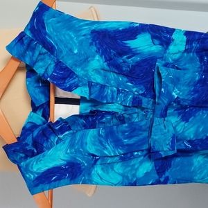 Vintage Hawaiian  bark cloth dress